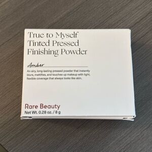 Brand new rare beauty tinted pressed powder amber